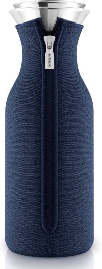 Eva Solo Fridge Karaf Drupvrij Neoprene Navy Blue 1 liter