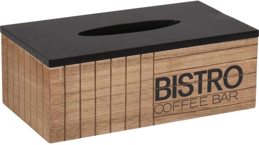 Excellent Houseware Tissuebox Bistro 25x13 5x9cm