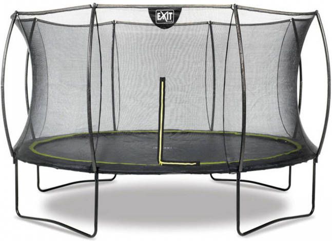 EXIT Toys EXIT Silhouette trampoline rond met veiligheidsnet 427 cm zwart