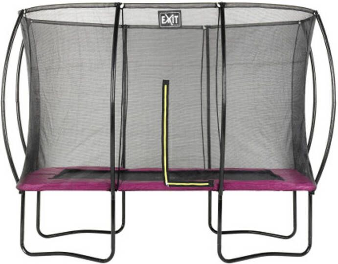 EXIT Toys EXIT Silhouette Rechthoekige Trampoline 305 x 214 cm (7x10ft) met Veiligheidsnet Roze