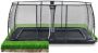 EXIT Toys EXIT Dynamic groundlevel trampoline rechthoek 305x519cm met veiligheidsnet- zwart - Thumbnail 2