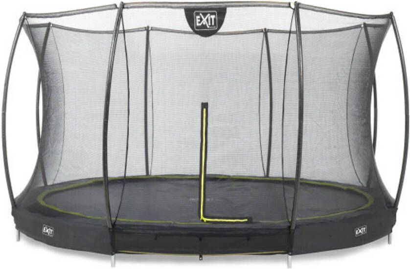 EXIT Toys EXIT Trampoline Silhouette met Veiligheidsnet Ground 427 cm Zwart