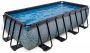 EXIT Toys EXIT Stone zwembad 400x200x100cm met zandfilterpomp grijs - Thumbnail 2