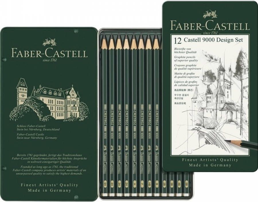 Faber Castell potlood 9000 Designset