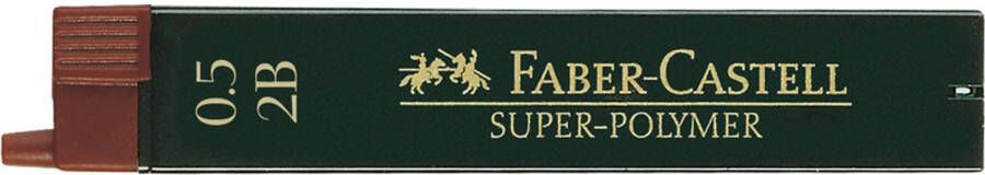 Faber Castell Potloodstiftjes Super-Polymer 0 5mm 2B
