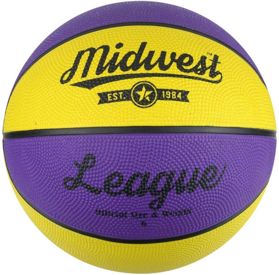 Fan Toys Midwest basketball League rubber paars geel