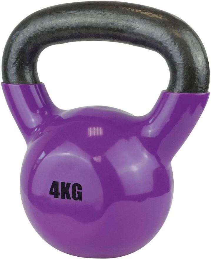 Fan Toys Urban Fitness kettlebell 4 kg zwart paars