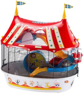 Ferplast Hamsterkooi Circus Fun 49 5 X 42 5 Cm Staal 8-delig