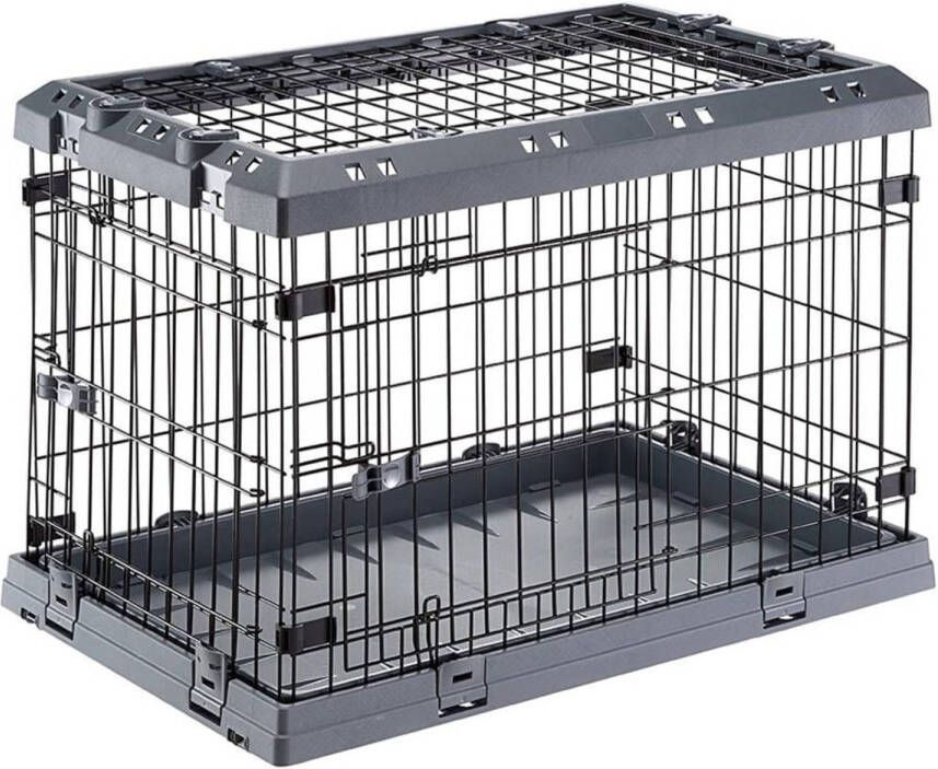Ferplast Superior 75 Hondenbench Grijs 78 4x52 2x13 cm