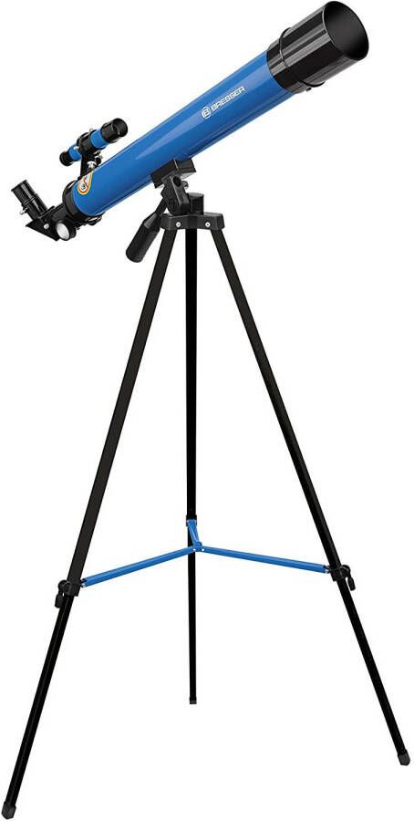 BRESSER telescoop 45 600 junior 56 cm aluminium blauw 10-delig