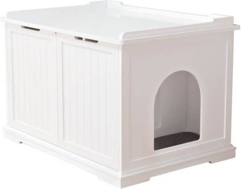 Fietsaccessoires TRIXIE Toiletcabine 75 x 51 x 53 cm Wit Voor cat