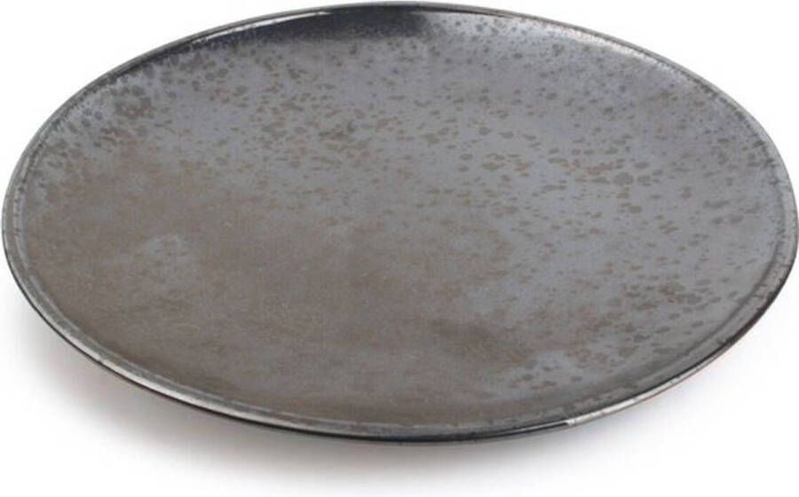 Fine2Dine Chic Plat bord charcoal Cala Ø 33 cm 4 stuks