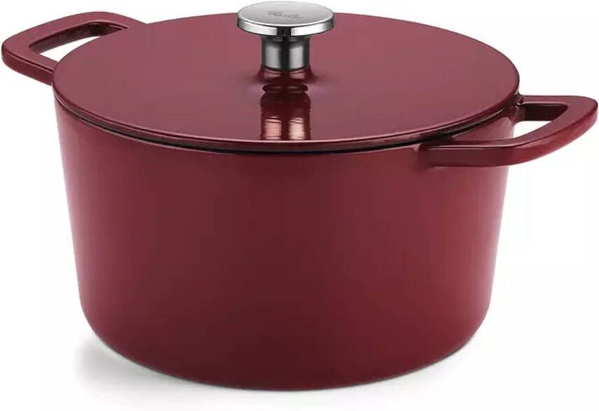 Fissler Moments braadpan Gietijzer Burgundy Red Ø 24cm