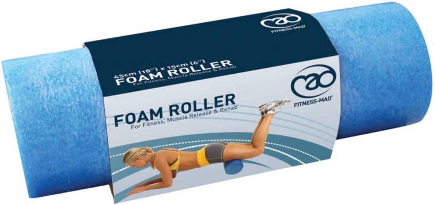 Fitness-Mad fitnessmat Roller 91 4 cm foam blauw