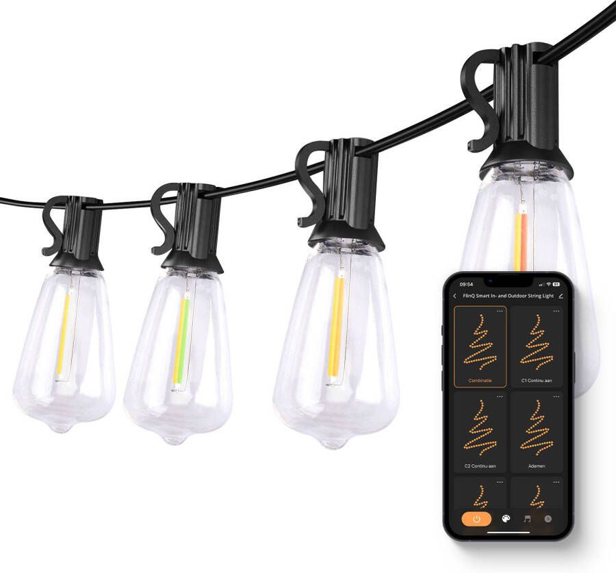 FlinQ Smart In- and Outdoor String Light Premium