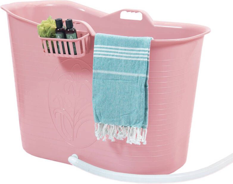 FlinQ Zitbad Voor Volwassenen Bath Bucket Roze 200l