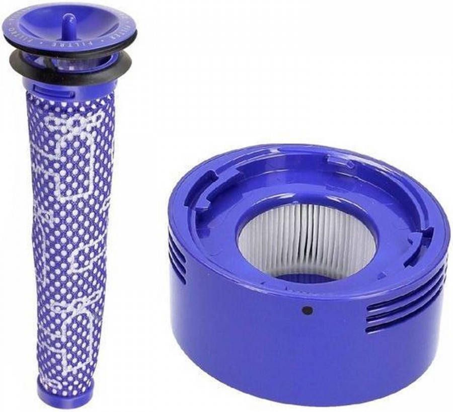 ForDig Wasbare HEPA Filterset Pre en Post Filter Geschikt voor Dyson V7 V8