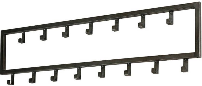 Fraaai Kapstok industrieel 15 haken 80 cm grijs