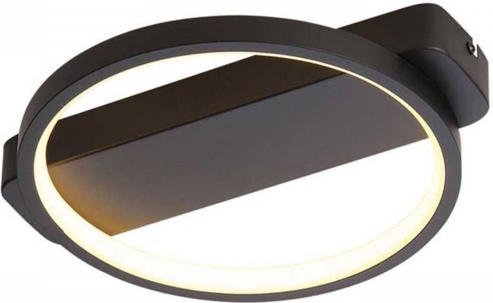 Freelight Plafondlamp Cintura Ø 26 cm zwart