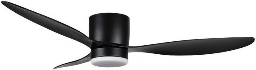 Freelight Plafondventilator Brezza Ø 132 cm met verlichting zwart