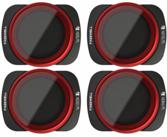 Freewell DJI Osmo Pocket 1&2 Bright Day ND filter set (4)