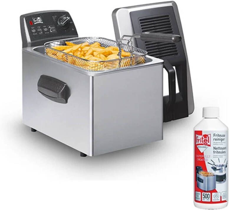 Fritel Turbo SF 4571 Frituurpan + Gratis Friteusereiniger