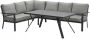 Van Kooten Tuin en Buitenleven Sergio lounge-diningset 3-delig rechts carbon black light grey- Garden Impressions - Thumbnail 2