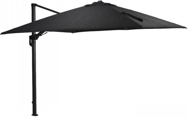 Garden Impressions Zweefparasol Hawaii Deluxe 300x300 Donker Grijs Zwart