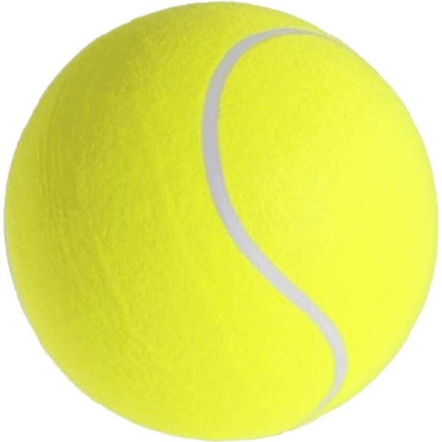 Gebro 1x Grote tennisballen XXL 22 cm buitenspeelgoed Tennisballen