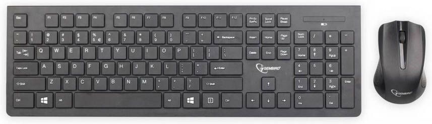 Gembird Draadloos toetsenbord + draadloze muis