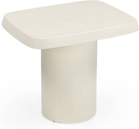 Giga Meubel Bijzettafel Rechthoek 53cm Beige Beton Carly