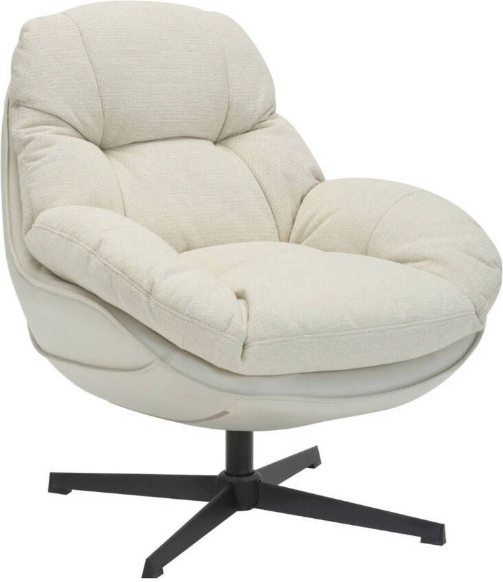 Giga Meubel Draaifauteuil Leonne Beige