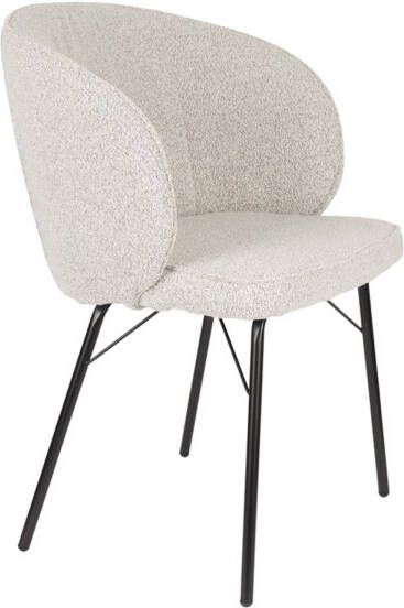 Giga Meubel Eetkamerstoel Beige Stof Zithoogte 49 5cm Joa