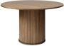 Giga Living Eettafel Eikenhout Donkerbruin Ø120cm 2-4 Personen Tafel Nola - Thumbnail 2