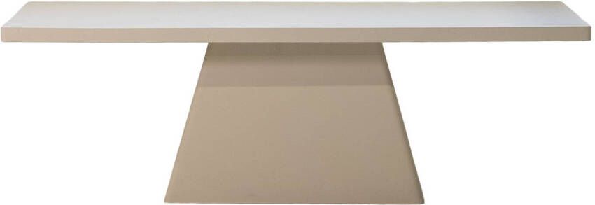 Giga Meubel Eettafel Rechthoek 160cm Beige Eco Composiet Avia