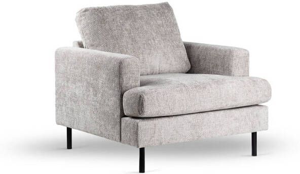 Giga Meubel Fauteuil Stof Champagne Zithoogte 47cm 89x94x83cm Haga