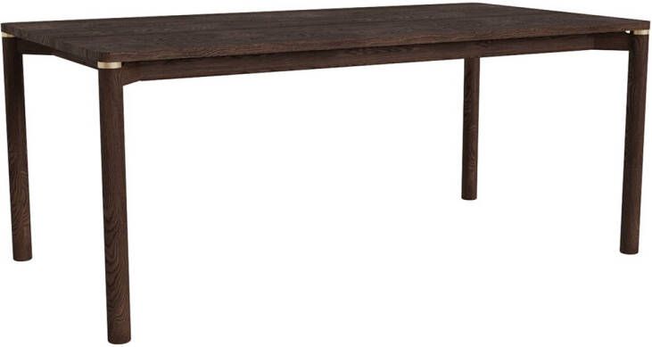 Giga Meubel Giga Living Eettafel Rechthoek 180cm Bruin Eikenhout 4-6 Personen Arun