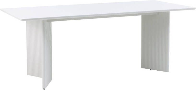 Giga Meubel Giga Living Eettafel Rechthoek 200cm Greige MDF 90x200x75cm Palma