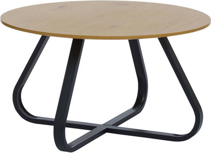 Giga Meubel Giga Living Salontafel Rond Ø80cm Naturel Eiken Cesura