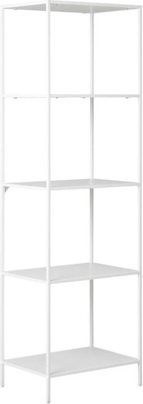 Giga Meubel House Nordic Boekenkast Wit Metaal 4 planken 51x36x170cm Vita