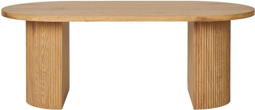 Giga Meubel House Nordic Salontafel Ovaal Naturel MDF 60x120x45cm Boavista