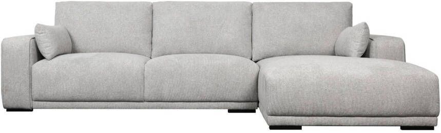 Giga Meubel Loungebank Rechts Grijs Stof 305x105x85cm Zitdiepte 64cm