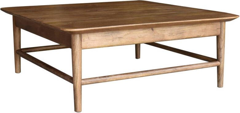 Giga Meubel Salontafel Lana Naturel Mangohout 100x100x45cm - Foto 2