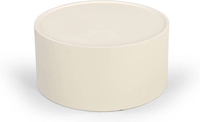 Giga Meubel Salontafel Rond Ø80cm Beige Betonlook Jelka