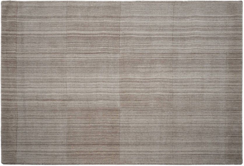 Giga Meubel Vloerkleed Rechthoek Taupe Wol 160x230x2cm Faya