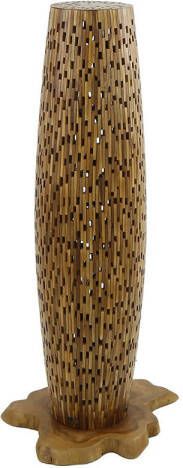 Giga Meubel Vloerlamp Naturel Gerecycled Teakhout 40x40x104cm