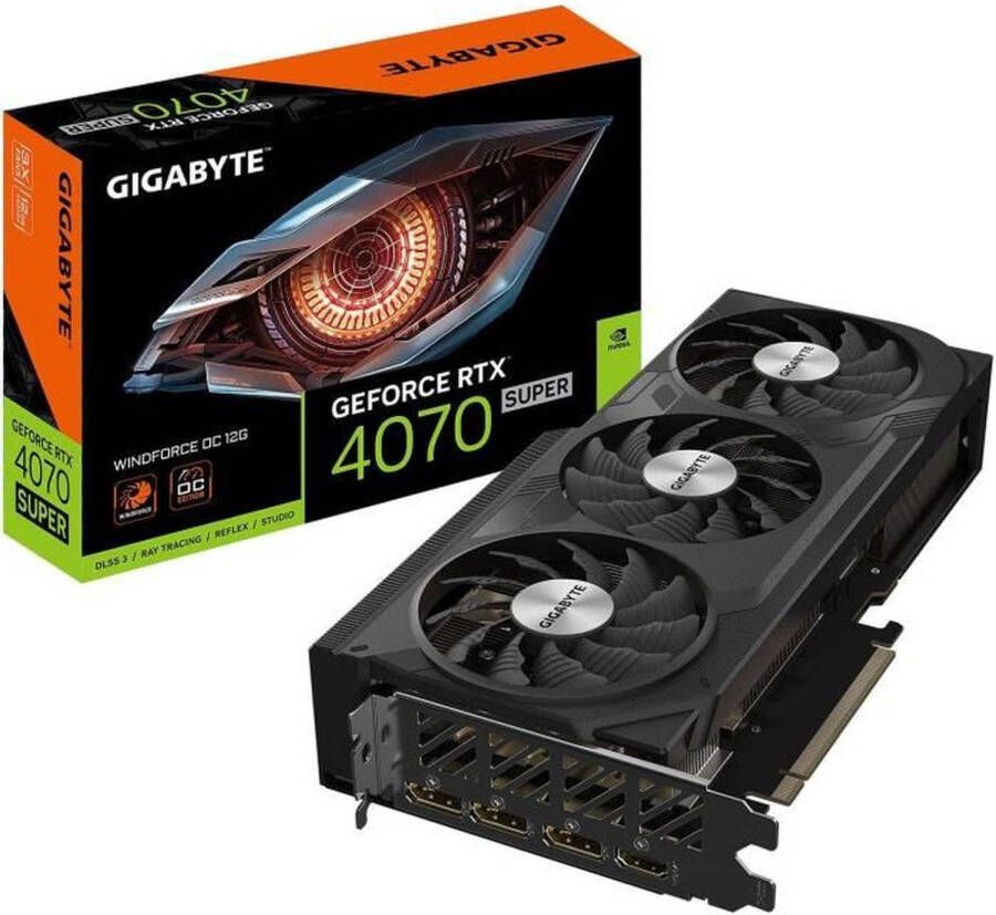 Gigabyte Grafische kaart GeForce RTX 4070 SUPER WINDFORCE OC 12G