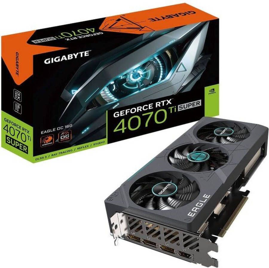 Gigabyte Grafische kaart GeForce RTX 4070 Ti SUPER EAGLE OC 16G