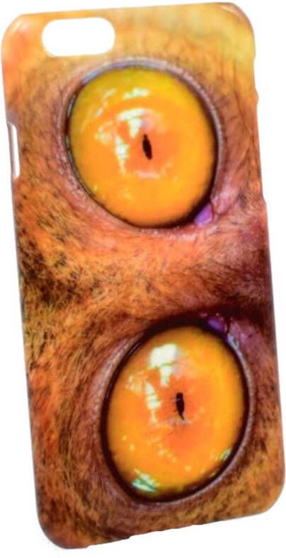 Giggle Beaver telefoonhoesje ogen iPhone 6 polycarbonaat oranje