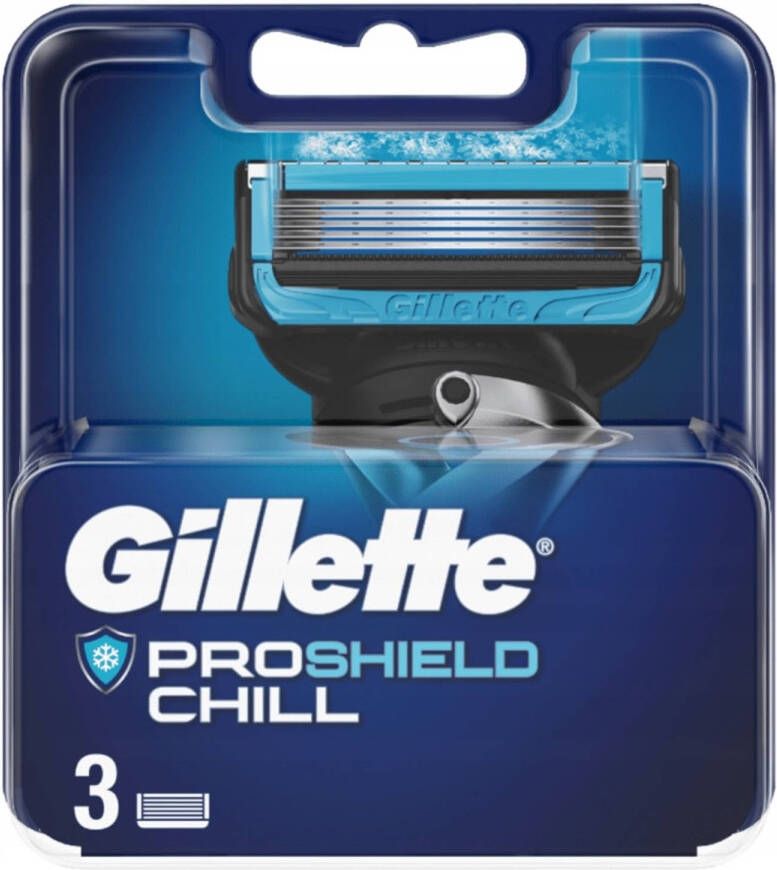 Gillette ProShield Chill vervangende scheermesjes 3st.
